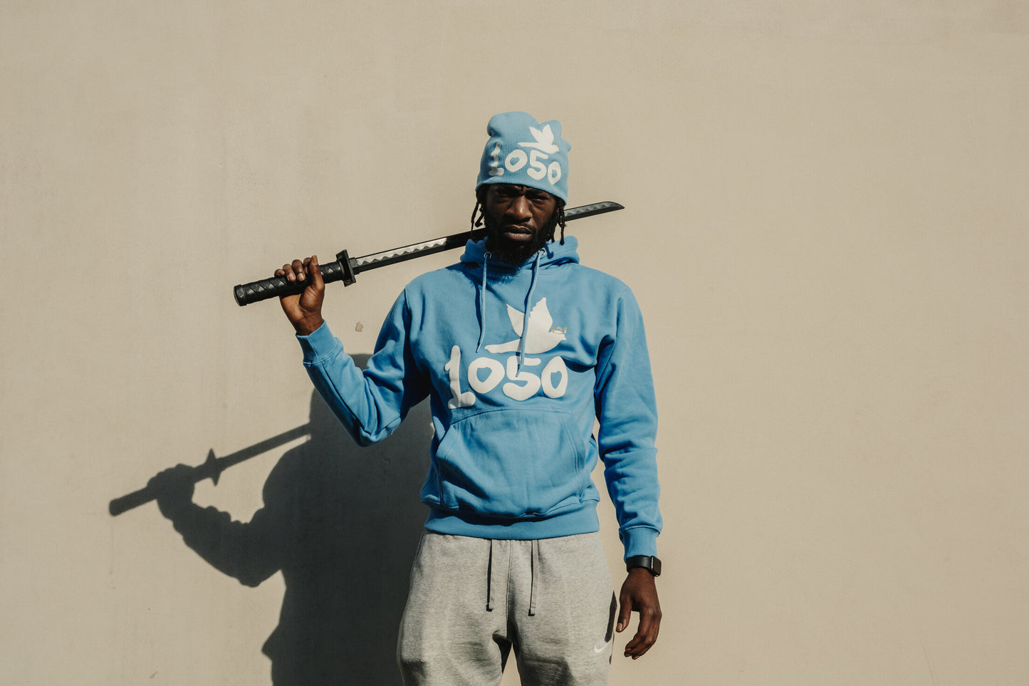 Dove Bird Hoodie Sky Blue