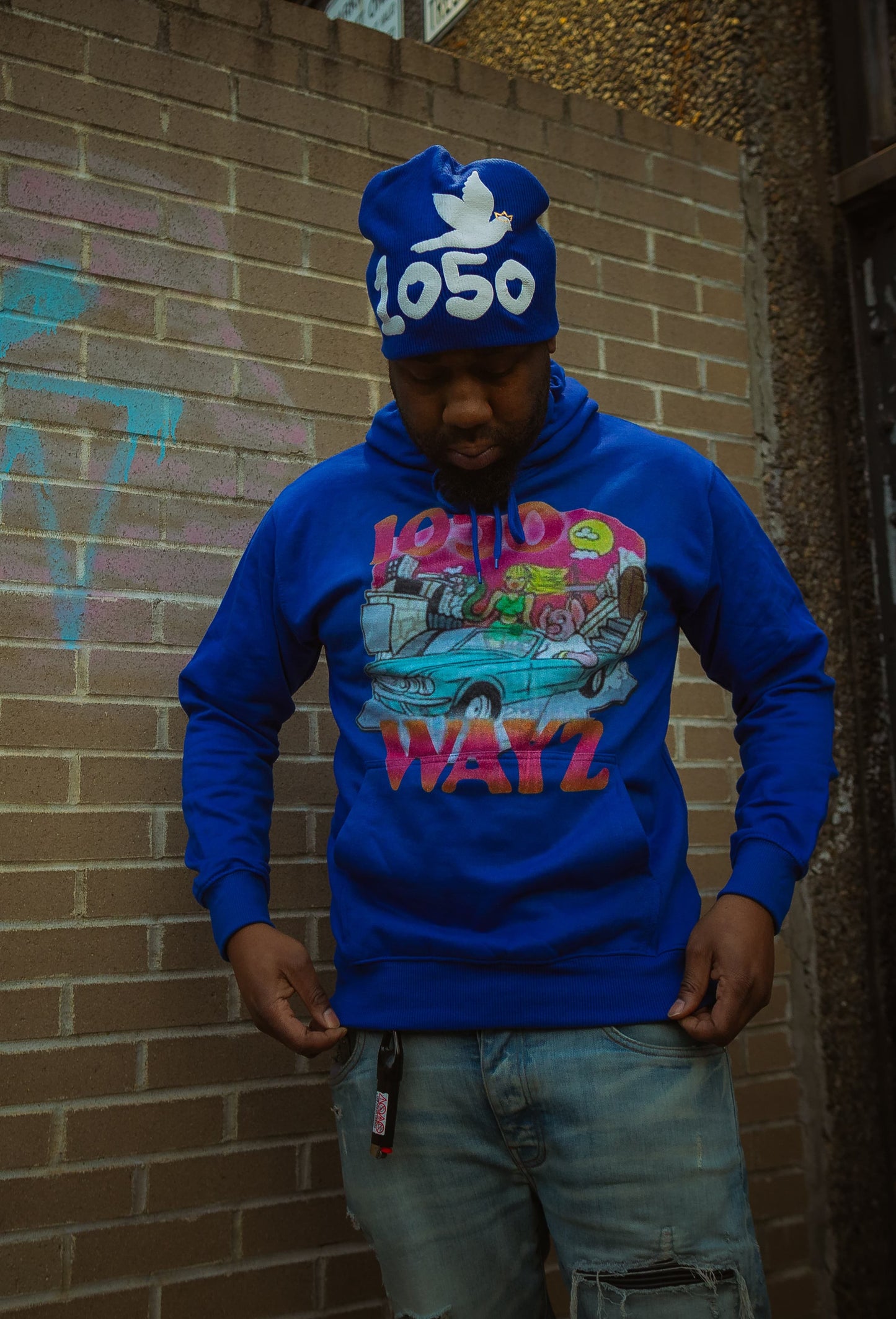 Summer Time Sadness Hoodie Blue