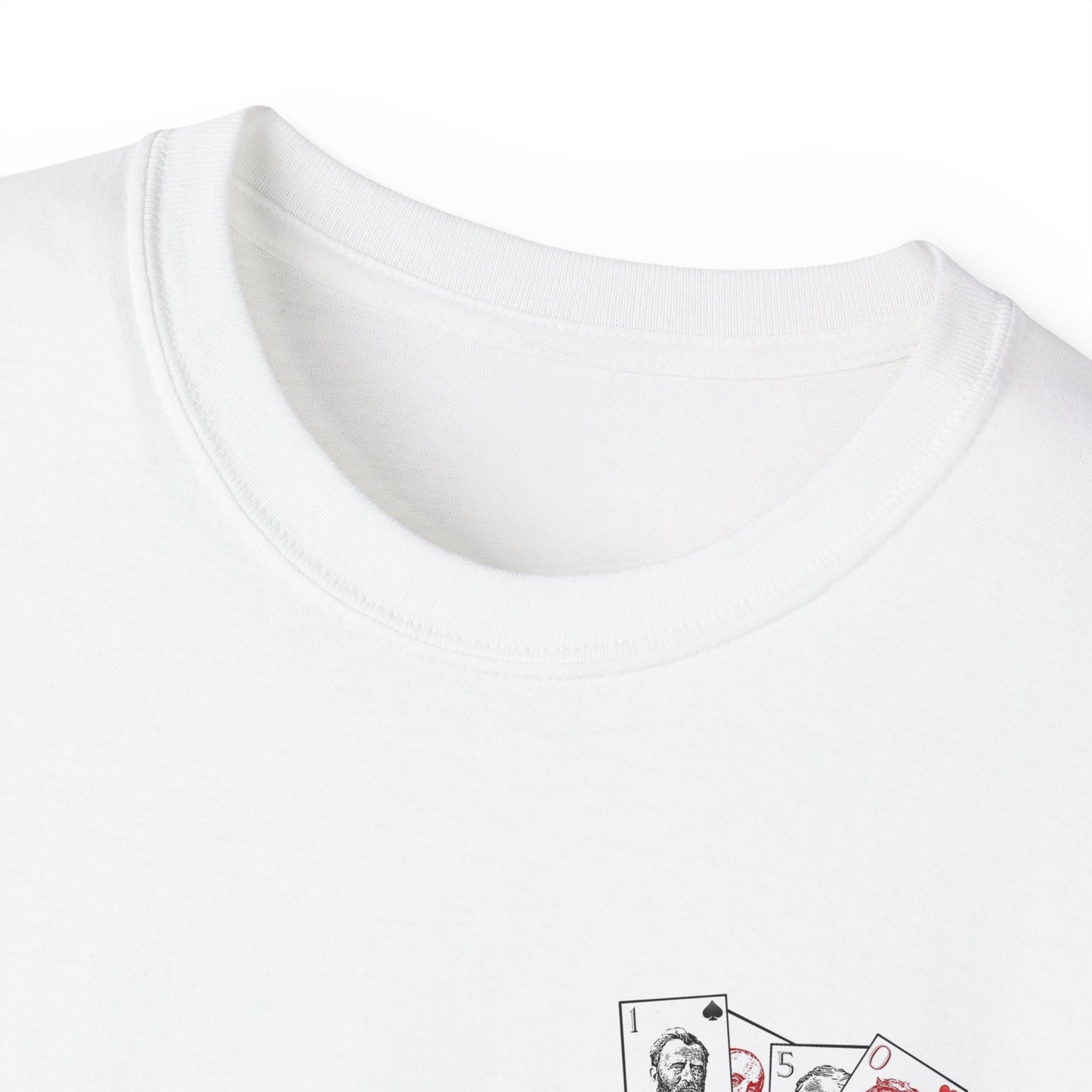 Playing Cards T-Shirt White