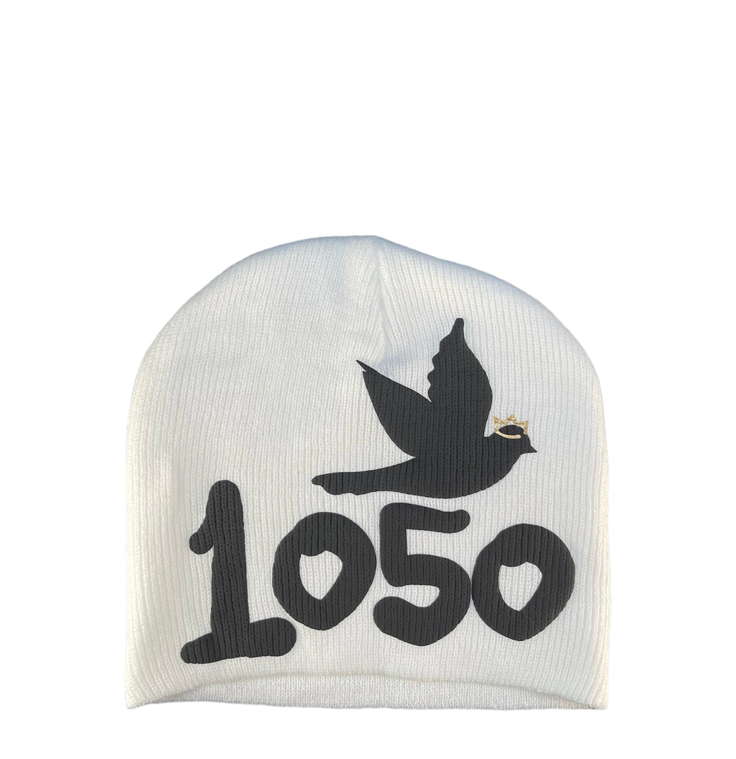 Dove Bird Beanie Black